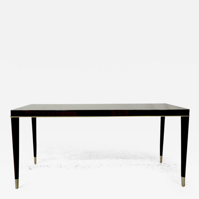  De Coene Maison De Coene Superb Art Deco Coffee Table with Silver End Leg