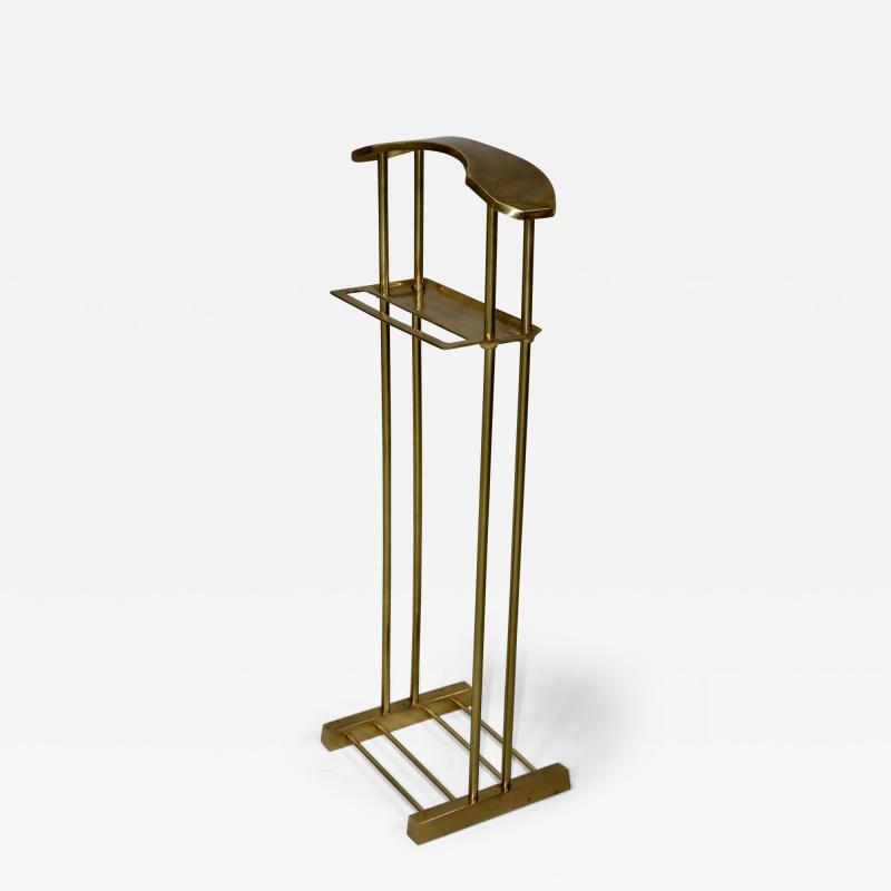  Decorative Crafts Inc 1980s Modernist Brass Valet stand By Decorative Crafts Inc 