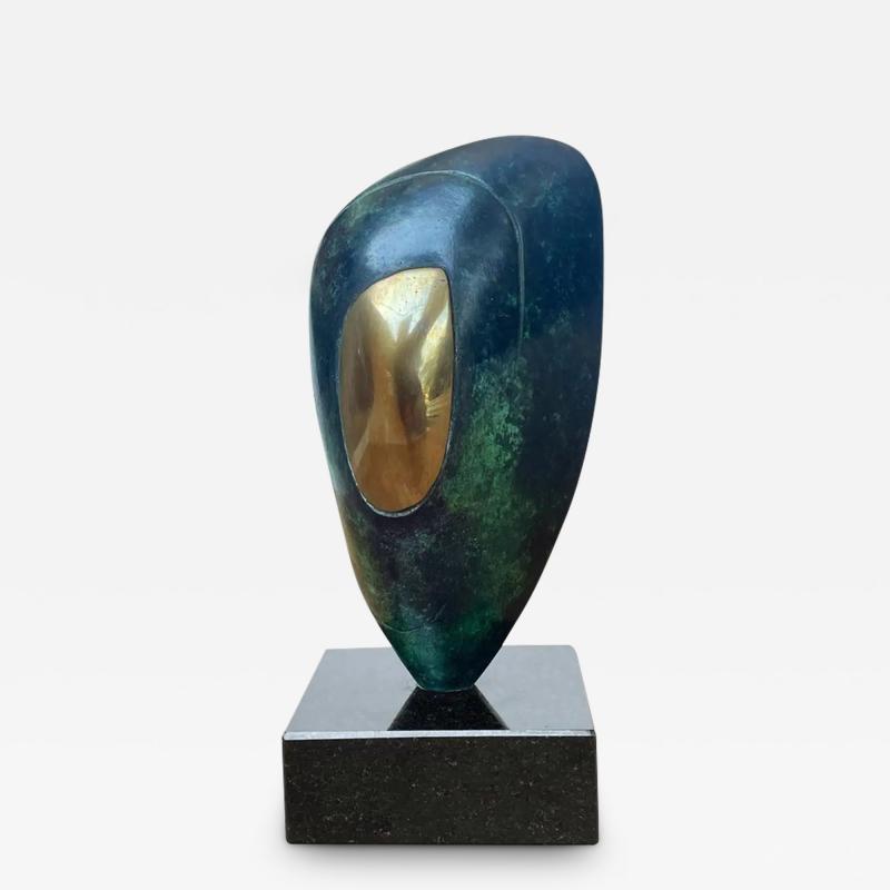  Dennis Westwood Dennis Westwood Mid Century Modern Abstract Bronze Table Sculpture 14 20