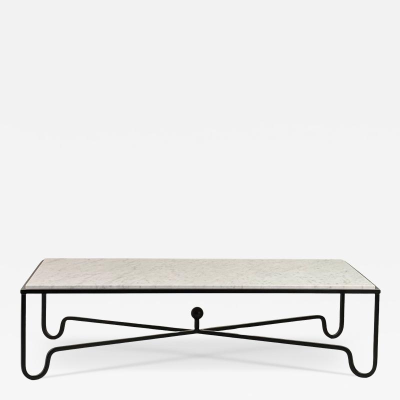  Design Fr res Large Honed White Marble Entretoise Coffee Table by Design Fr res