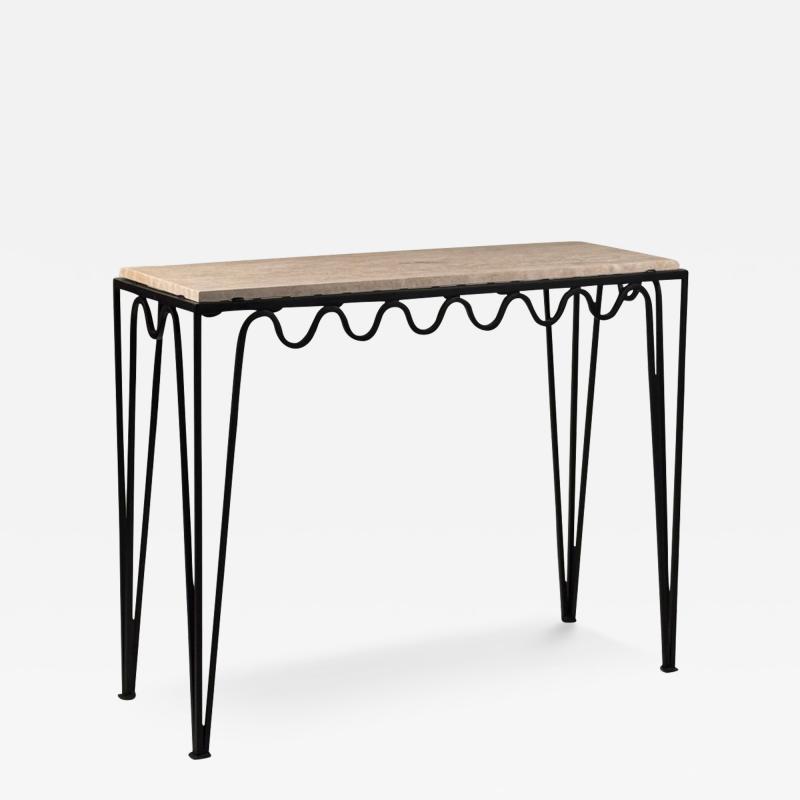  Design Fr res Large M andre Travertine Console by Design Fr res