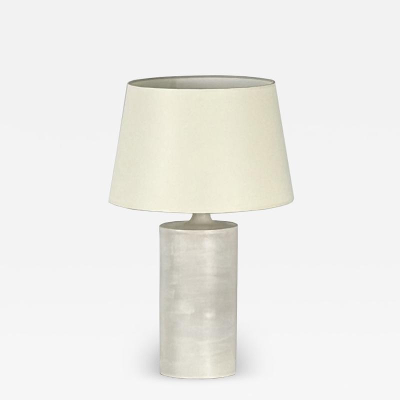  Design Fr res Large Satin White Rouleau Ceramic Table Lamp by Design Fr res