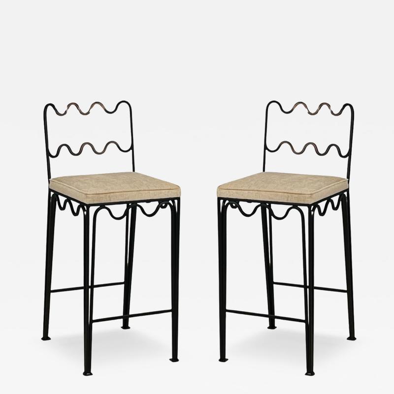  Design Fr res Pair of M andre Counter Stools by Design Fr res in COM