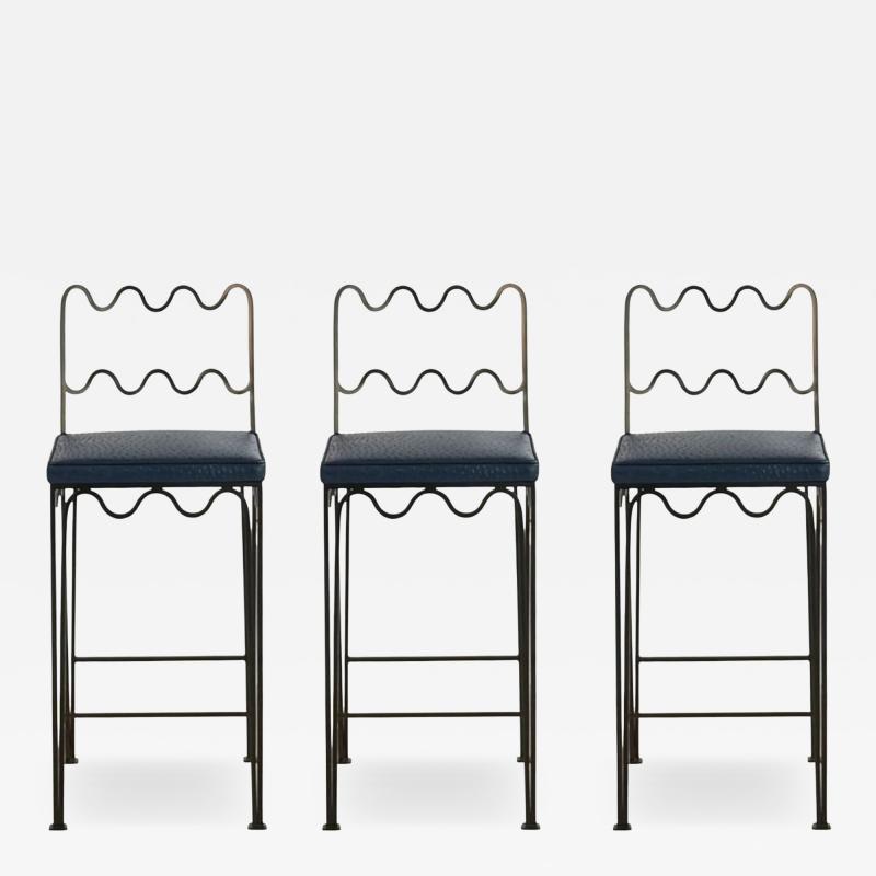  Design Fr res Set of 3 M andre Counter Stools by Design Fr res in COL