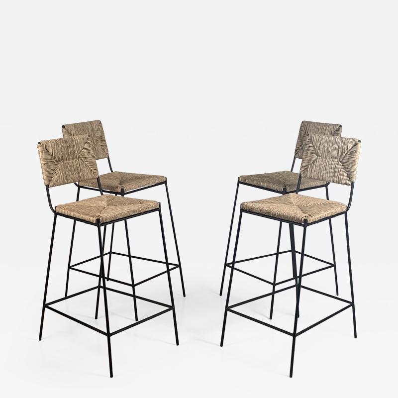  Design Fr res Set of 4 Campagne Counter Height Stools by Design Fr res