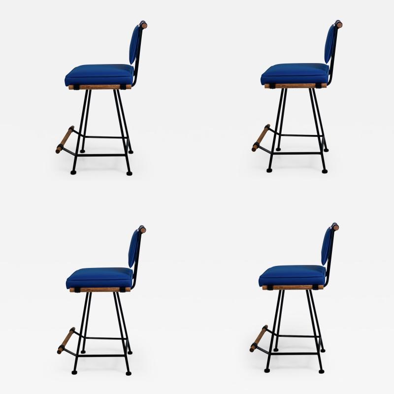  Design Fr res Set of 4 Los Feliz Swiveling Counter Stools by Design Fr res