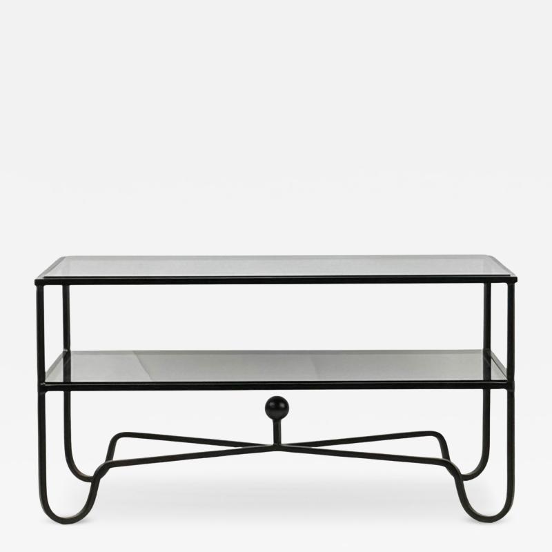  Design Fr res Smoked Glass Entretoise 2 Tier Cocktail Table by Design Fr res