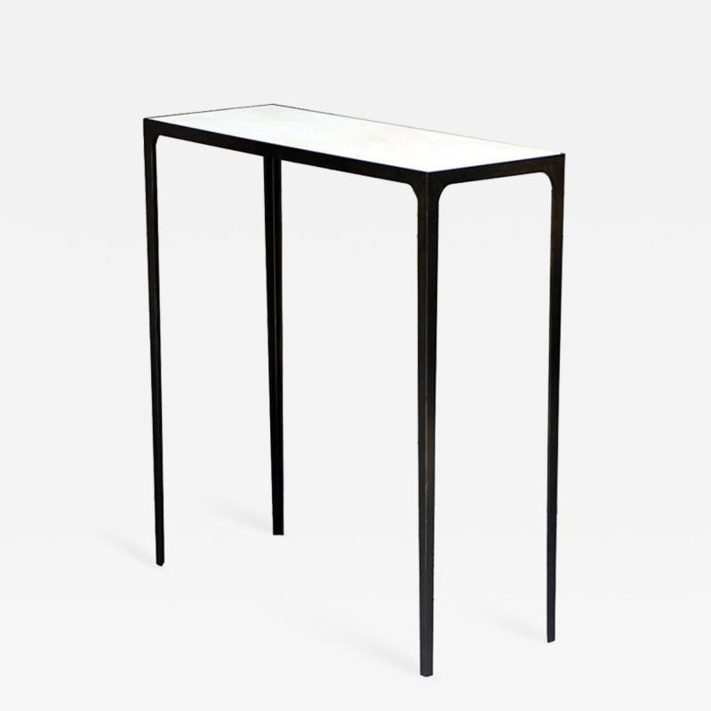  Design Fr res The Esquisse Wrought Iron and Parchment Console