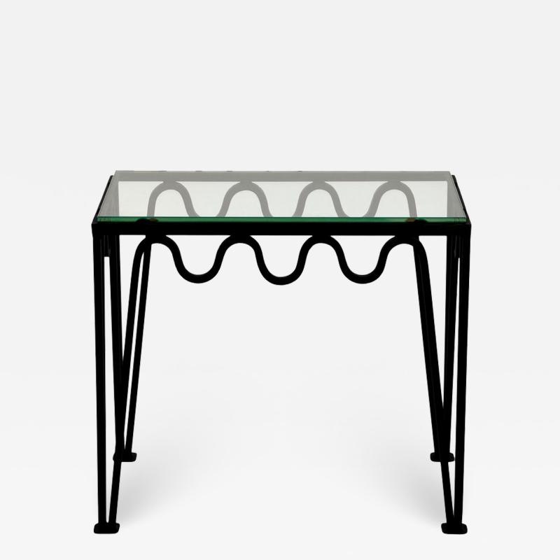  Design Fr res The M andre Blackened Steel and Glass Side Table