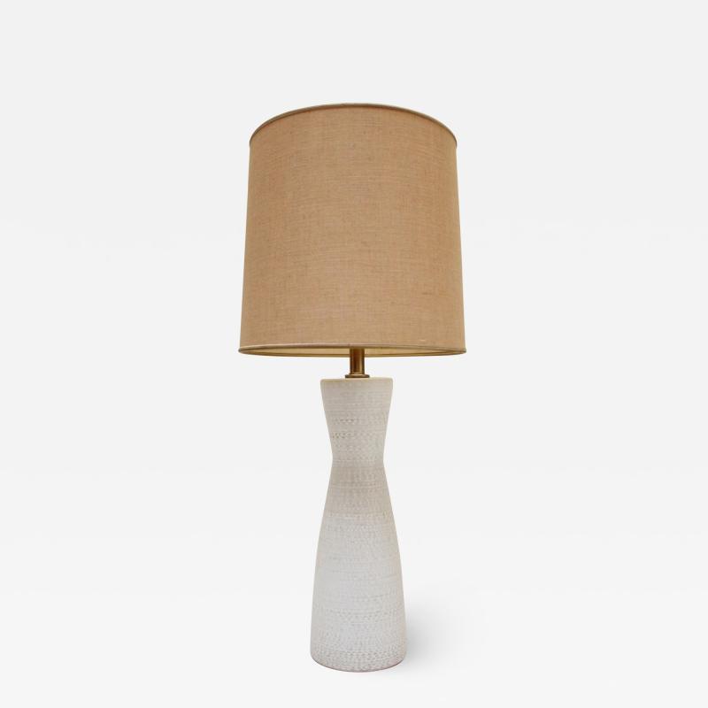  Design Technics Vintage Textured Ceramic Table Lamp by Lee Rosen for Design Technics
