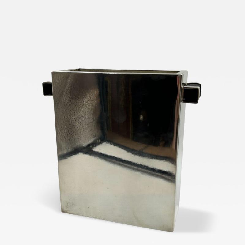  Desnet Ren Nauny Desny Rare Art Deco Silver Vase by Desny Paris