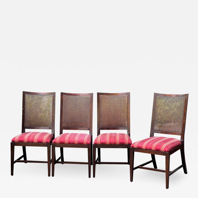  Dessin Fournir Companies Dessin Fournir Regency Style Mahogany Cane Back Dining Chairs Set of 4