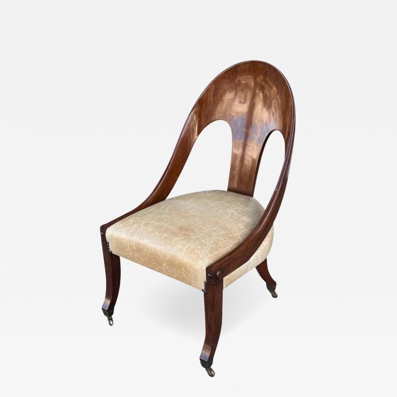  Dessin Fournir Companies Dessin Fournir Regency Style Spoon Back Occasional Side Chair