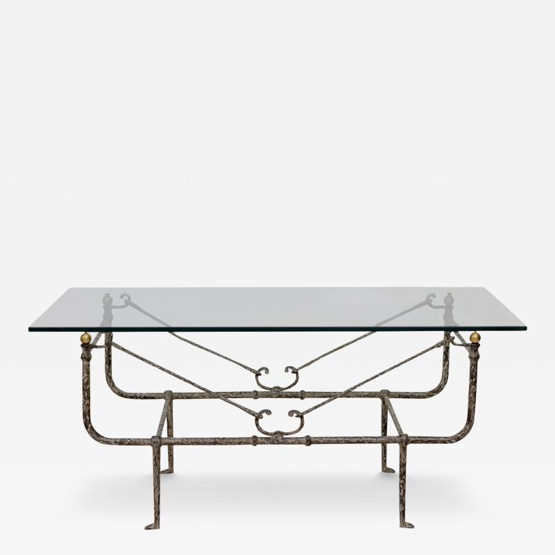  Diego Giacometti 1960s Italian Giacometti Style Coffee Table