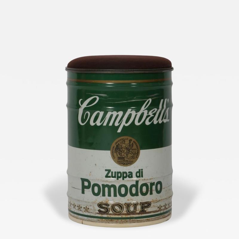  Dino Gavina Studio Simon Dino Gavina for Studio Simon Andy Warhol Campbell s Soup Can Stool Italy 1971