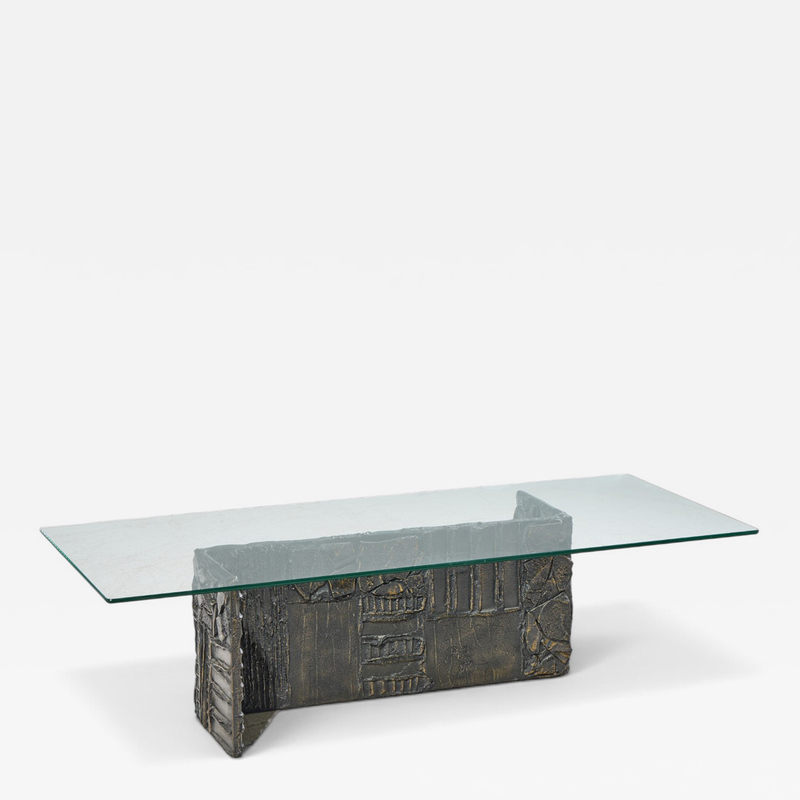  Directional Paul Evans for Directional PE70 Mid Century Signed Resin Coffee Table