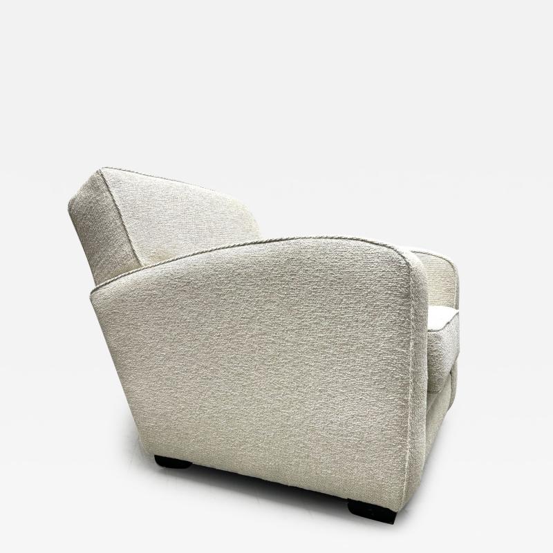  Dominique French Upholstered Lounge Chair Manner of Dominique