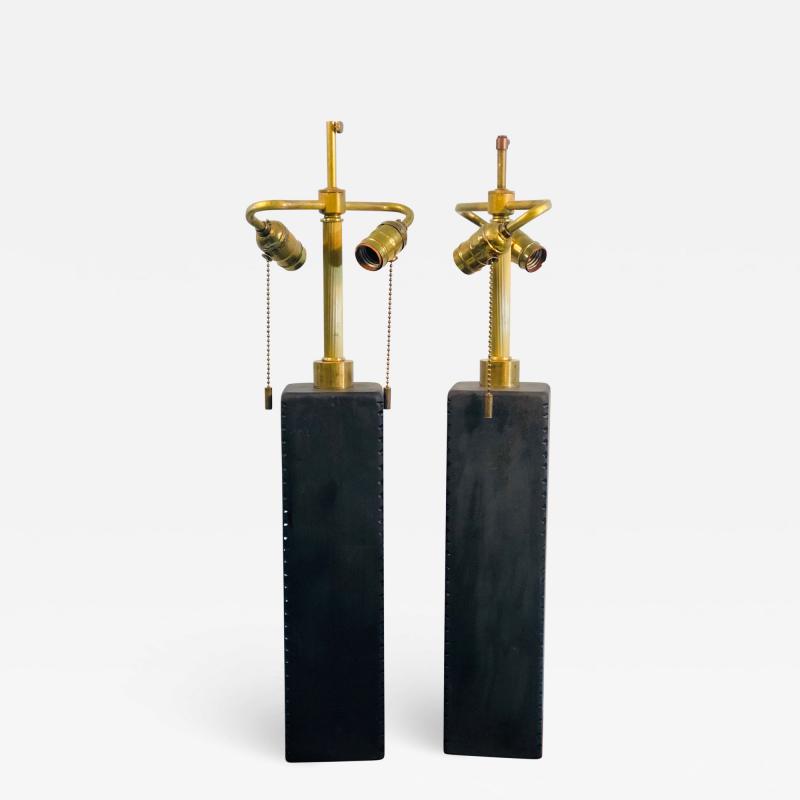  Donghia Donghia Pair of Unusual Glass Lamps