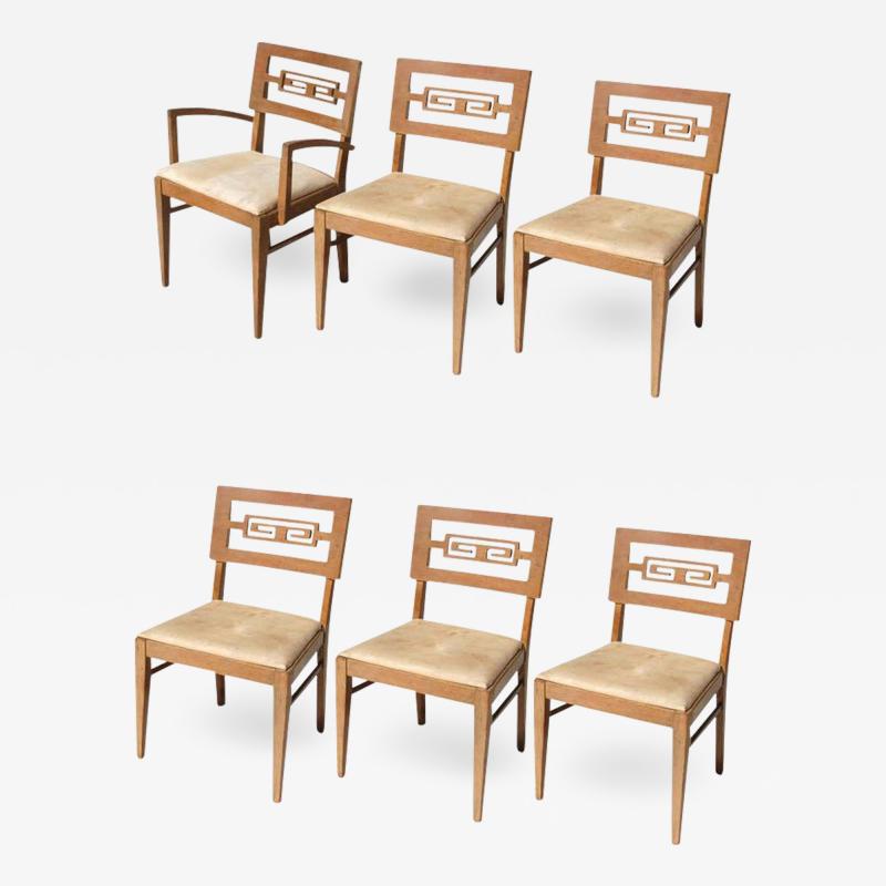  Drexel Drexel Heritage Furniture Set of 6 Vintage Chin Hua Drexel Heritage Dining Chairs