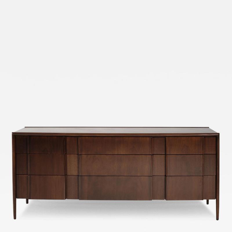  Drexel Drexel Heritage Furniture Walnut Dresser by Drexel C 1950s