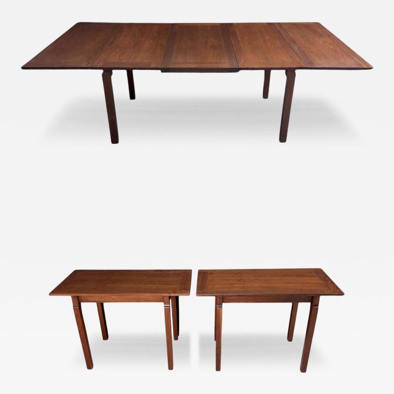  Dunbar Dunbar Green Green Expandable Dining Table Consoles by Edward Wormley 1959
