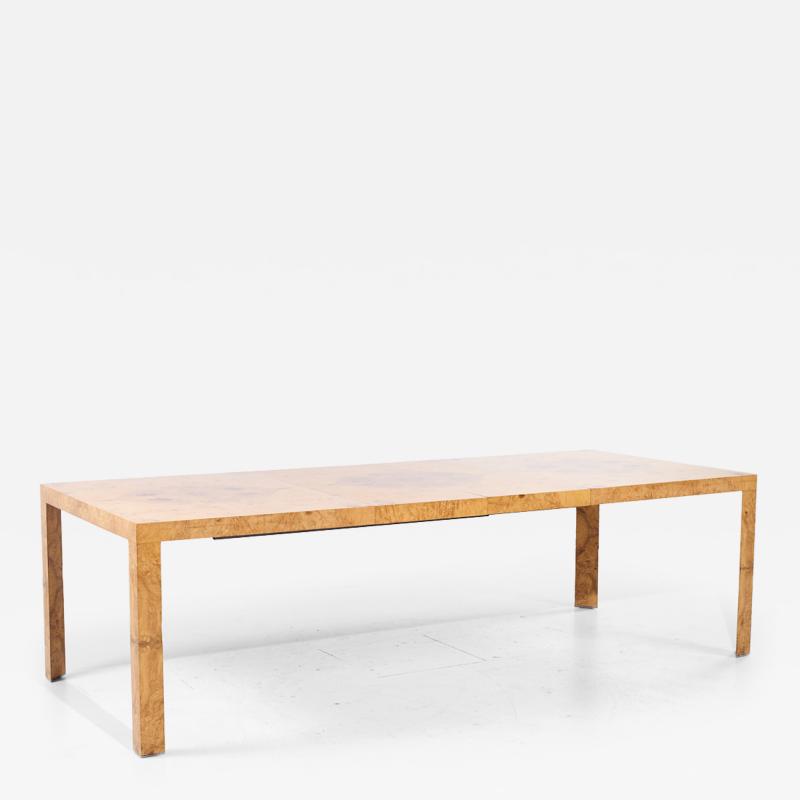  Dunbar Dunbar Mid Century Burlwood Dining Table with 2 Leaves