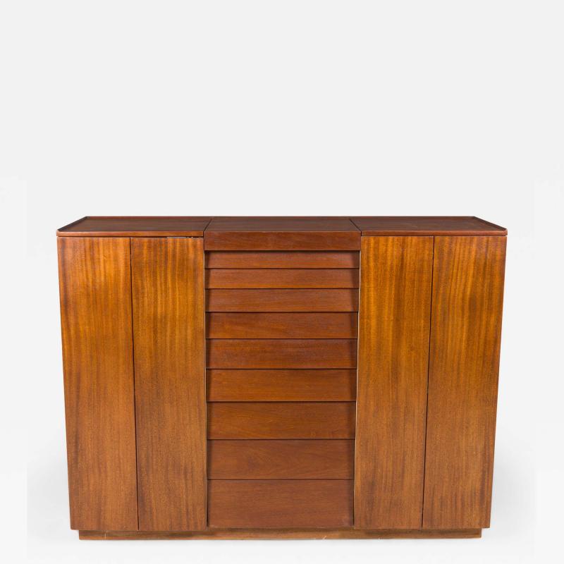  Dunbar Edward J Wormley for Dunbar Furniture Walnut Chifferobe Dressing Cabinet