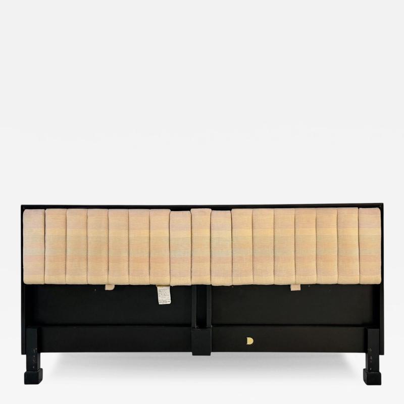  Dunbar Edward Wormley for Dunbar Mahogany King Headboard w Arm Rests 1950