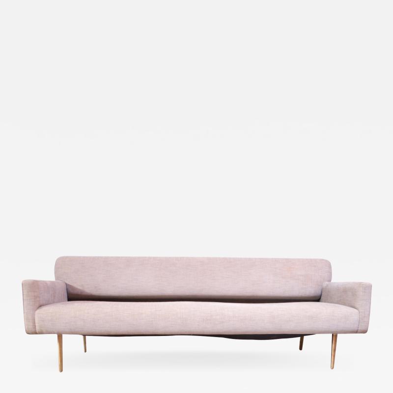  Dunbar Edward Wormley for Dunbar Sofa with Brass Feet