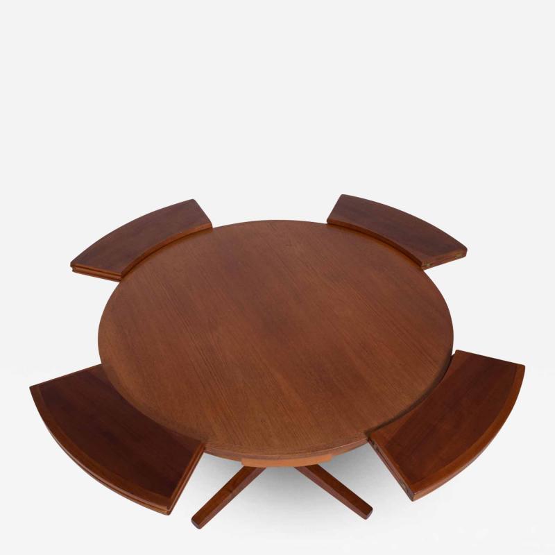  Dyrlund A Dyrlund teak Lotus or Flip Flap dining table 1960s