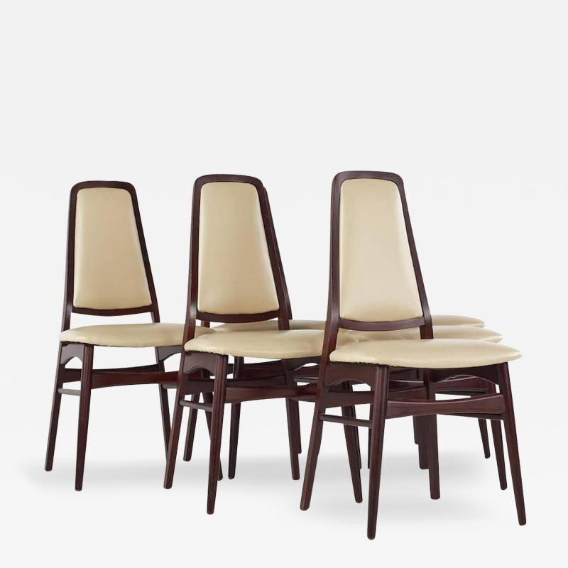  Dyrlund Dyrlund Style Mid Century Rosewood Dining Chairs Set of 6