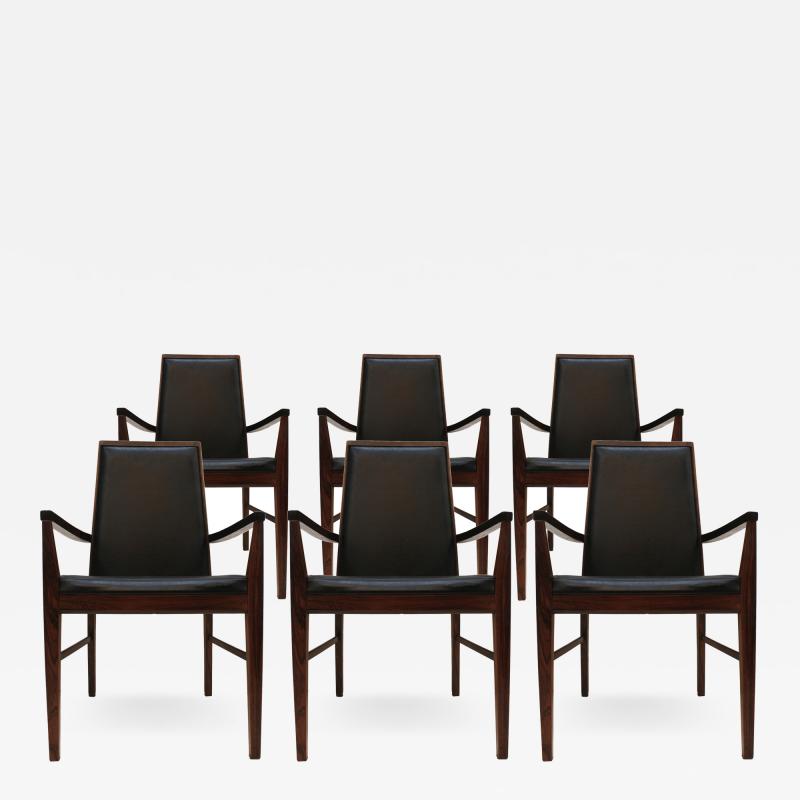  Dyrlund Set of Six Armchairs Edited by Dyrlund