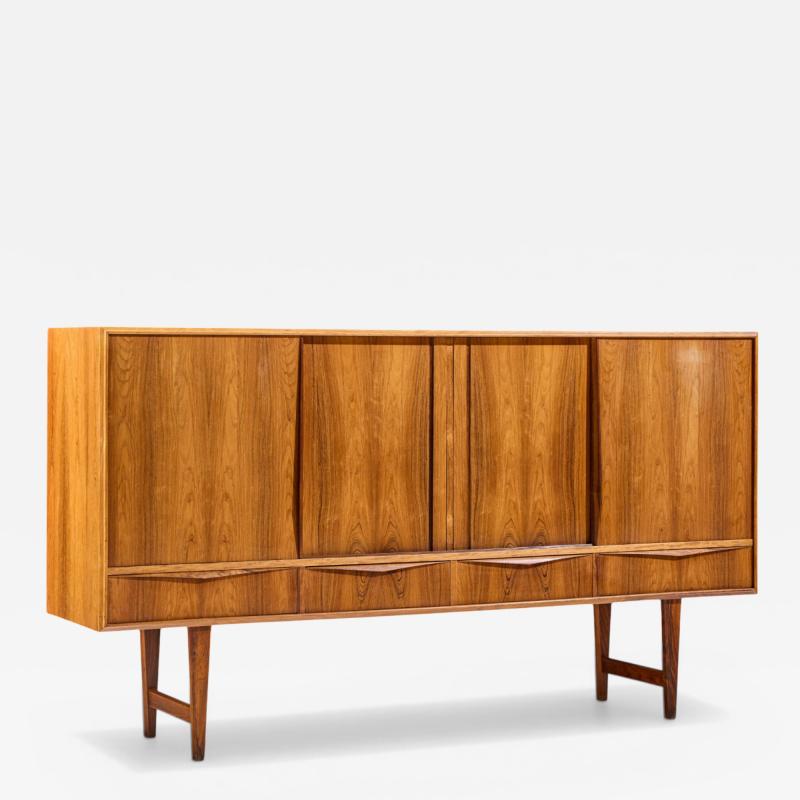  E W BACH E W Bach for Sejling Mid Century Danish Rosewood Credenza