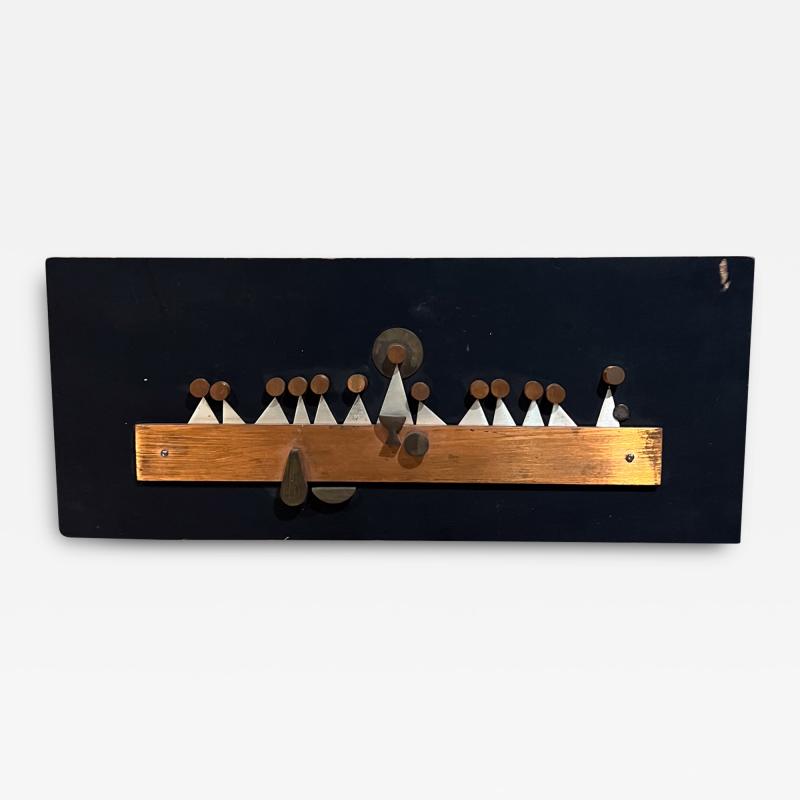  EMAUS 1960s Emaus Abstract Wall Plaque Last Supper Mexico
