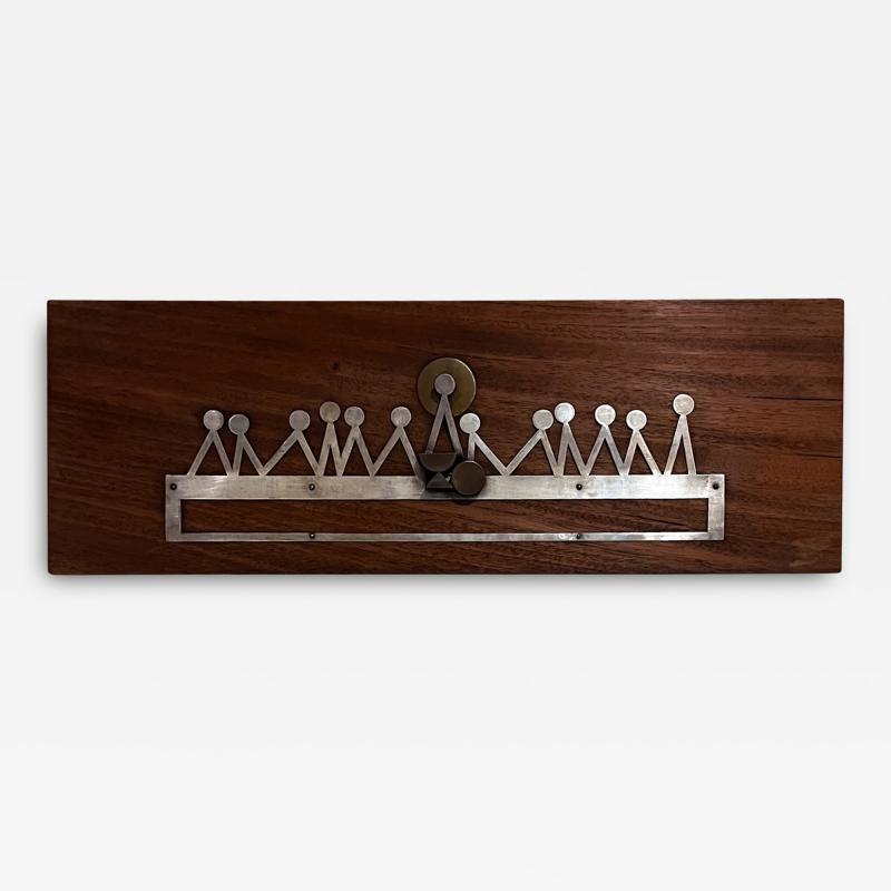  EMAUS 1960s Emaus Large Last Supper Abstract Wall Plaque Mexico