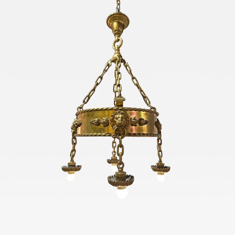  Edward F Caldwell Co Caldwell Lighting E F Caldwell Important Bronze Chandelier