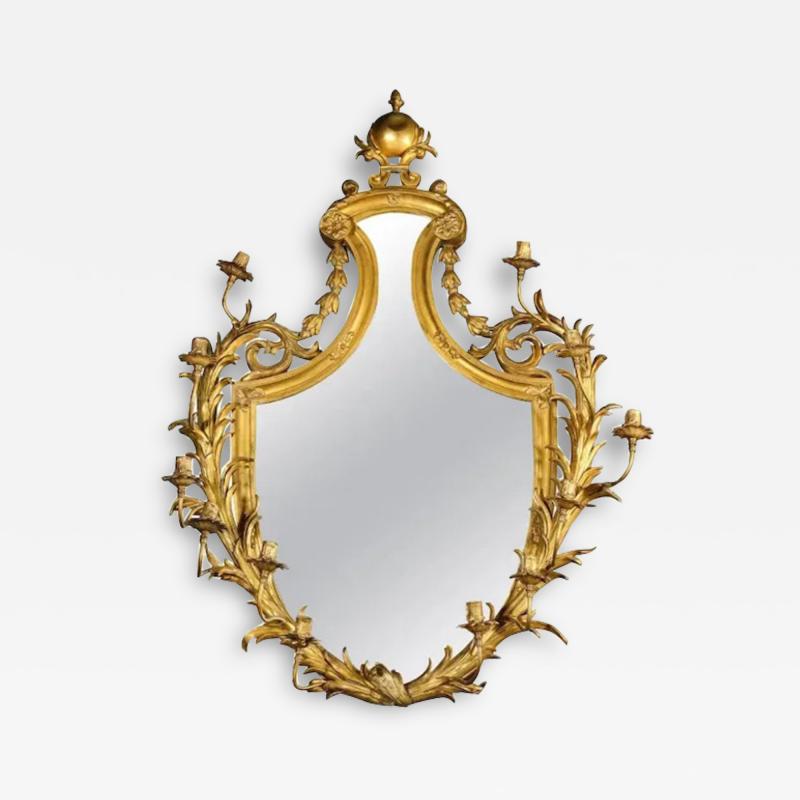  Edward F Caldwell Co Caldwell Lighting Very Fine Gilt Bronze Ormolu Girandole Mirror by Edward F Caldwell Co 