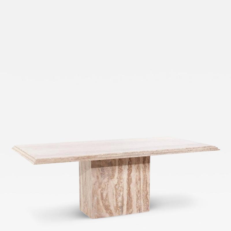  Ello Furniture Co Ello Mid Century Travertine Dining Table