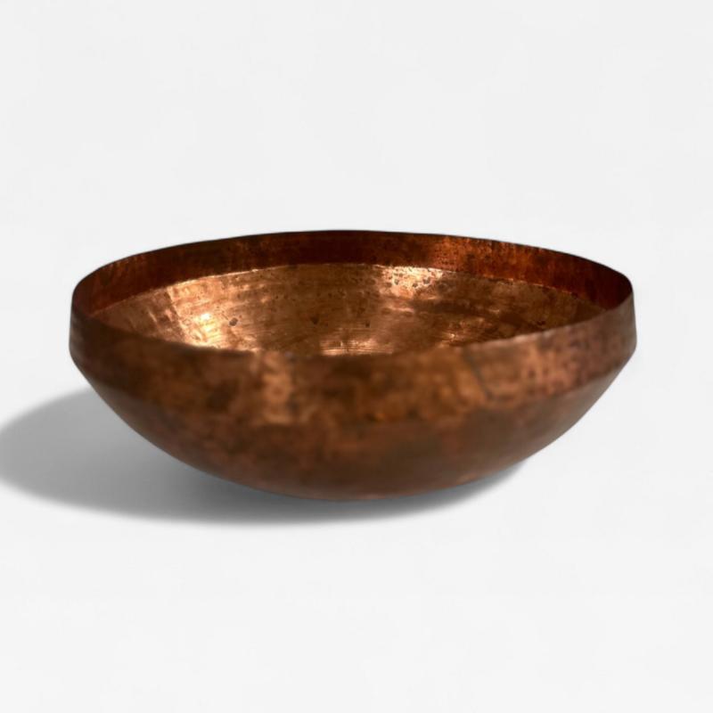  Ensamble Artesano Sculpted Fruit Bowl Copper Ensamble Artesano 2024 Lot 774
