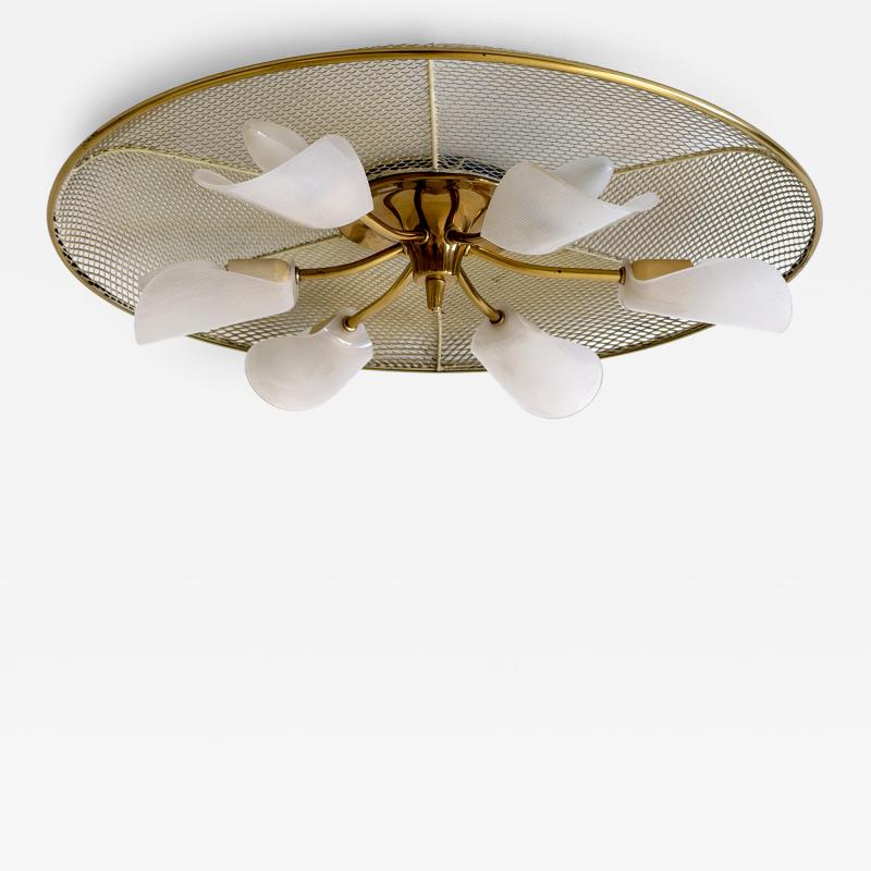  Erco Leuchten Large Mid Century Modern Flush Mount or Sconce by Erco Leuchten Germany 1960s