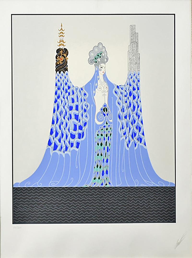  Ert Ocean Pacifique Serigraph by Erte