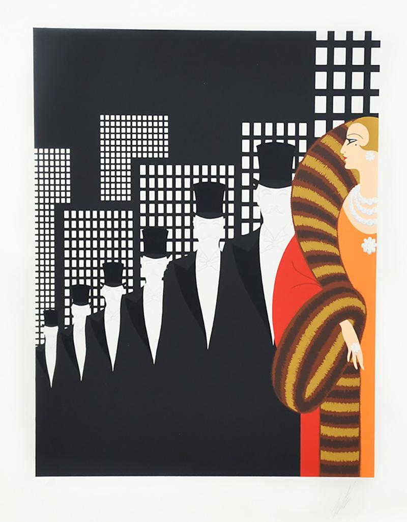  Ert Top Hats by Erte Signed 