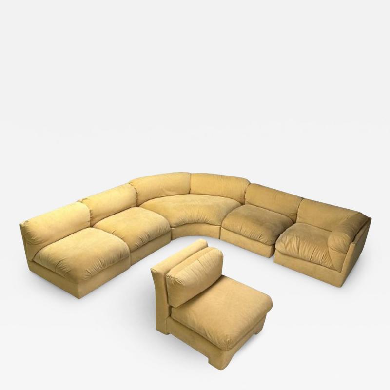  Erwin Lambeth Erwin Lambeth Mid Century Modern Large Modular Sectional Sofa Re upholstery