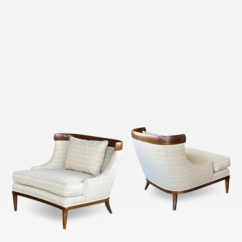  Erwin Lambeth Pair Erwin Lambeth for Tomlinson Sophisticate Lounge Chairs