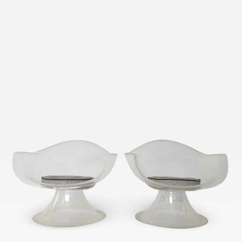  Erwine and Estelle Laverne Buttercup Invisible Group Lounge Chairs