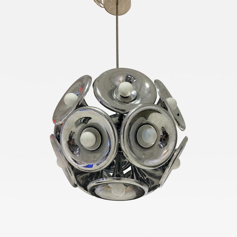  Esperia 3 Esperia 1960 Dandelion Sputnik Italian Mid Century Chandeliers