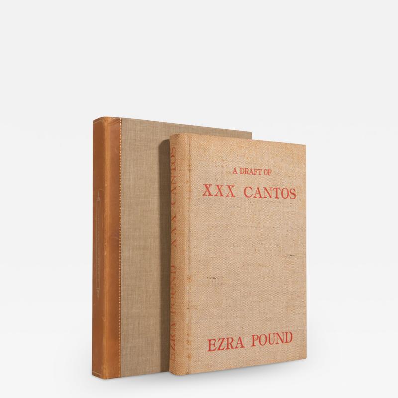  Ezra POUND A Draft of XXX Cantos by Ezra POUND