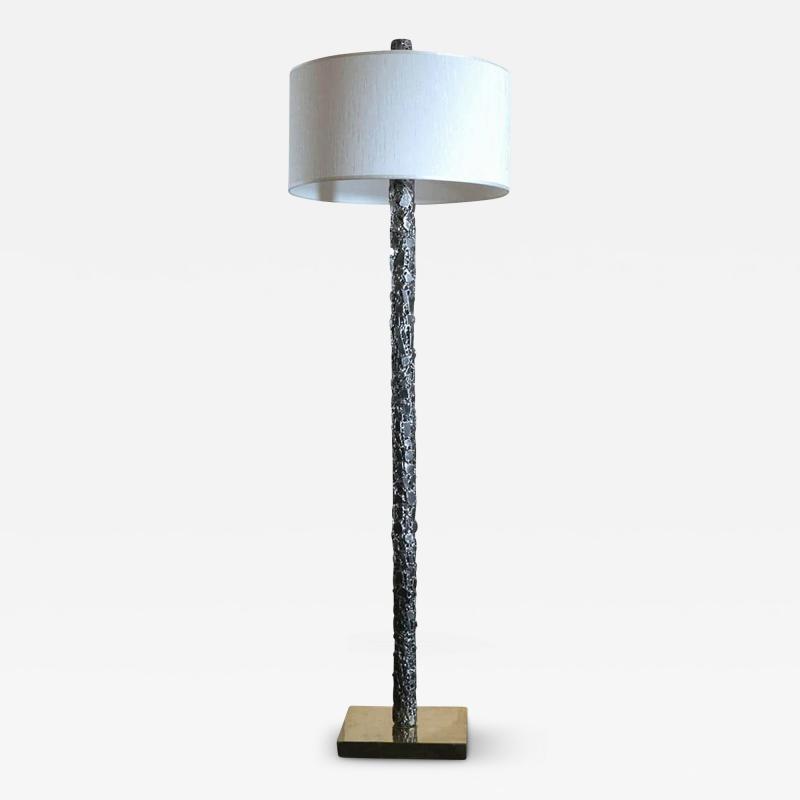  FLAIR FURNITURE Brutalist Steel Floor Lamp