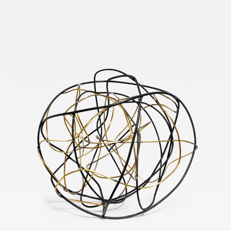  FLAIR FURNITURE Flair Edition Brass and Steel Abstract Sculpture