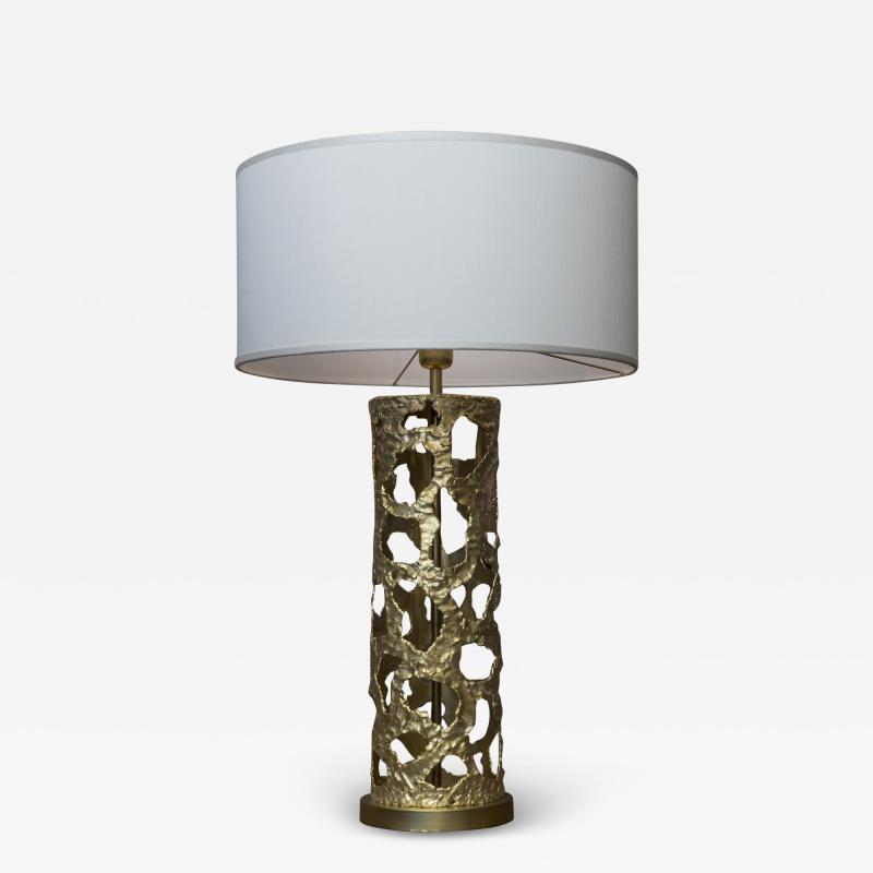  FLAIR FURNITURE Flair Edition Cylinder Brass Table Lamp